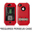 Trident Kraken AMS Exoskeleton Case for iPhone 4 (Red)