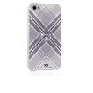 White Diamonds Grid Case for iPhone 4/4S (White/Gray)