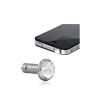 White Diamonds Crystal Pin and Screen Protector for iPhone 4/4S (Clear)