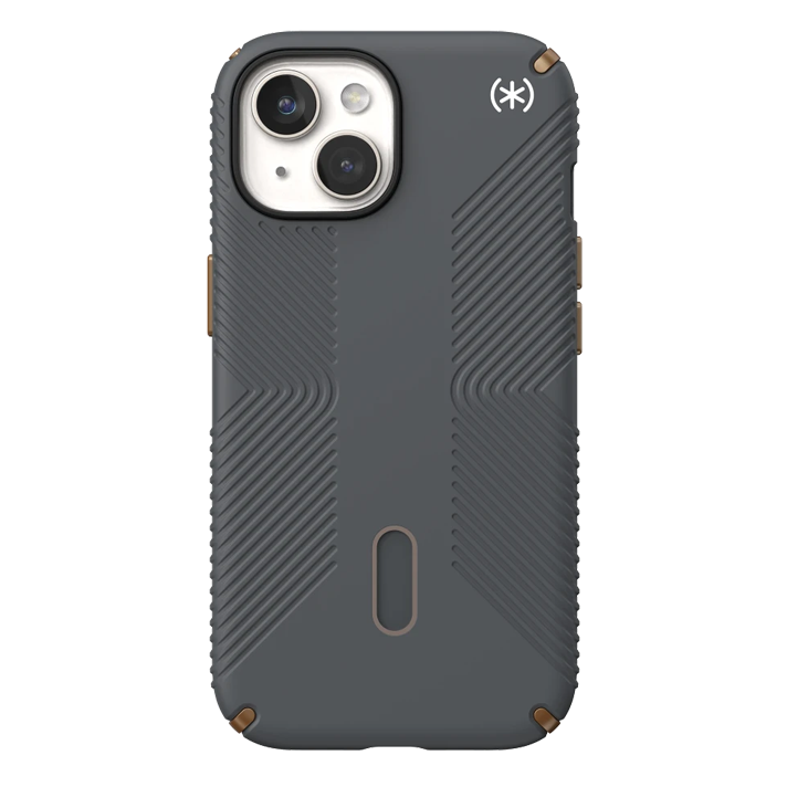Speck Presidio2 Grip MagSafe Case for iPhone 17e-16e-15-14-13 - (Charcoal Grey) | C Spire Wireless Speck Presidio2 Grip MagSafe Case for iPhone 17e-16e-15-14-13 - (Charcoal Grey) | C Spire Wireless