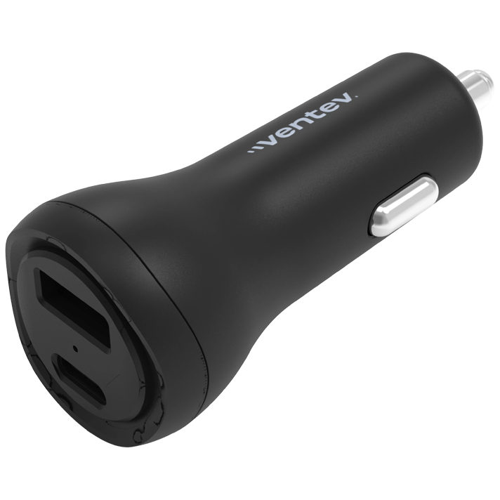 Ventev 32W Dual C and A Port Car Charger | C Spire Wireless