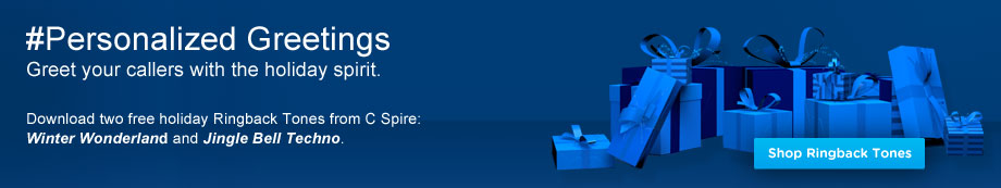 Greet your callers with the holiday spirit.
