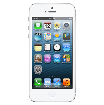 iPhone 5 64GB (White and Silver) 0