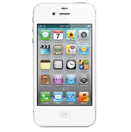 iPhone 4S 16GB (White) (Refurbished) 0