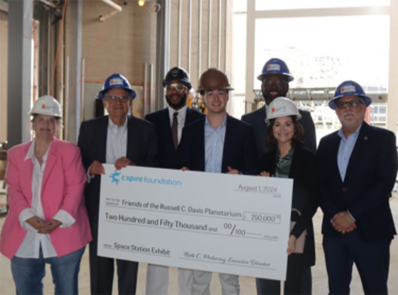 C Spire employees donating $250,000 to Davis Planetarium