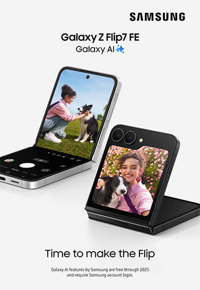 Samsung Galaxy Z Flip7 Fan Edition 128GB (Black) | C Spire Wireless