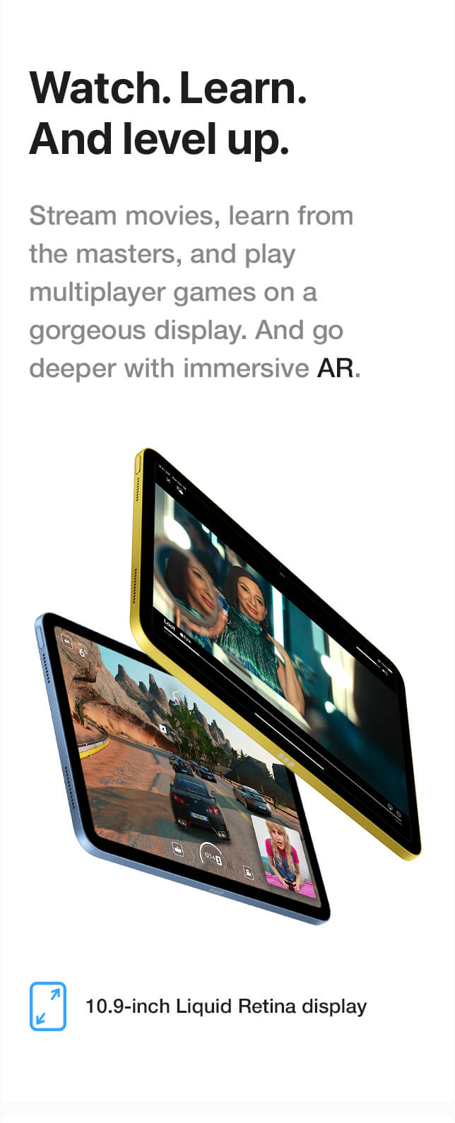 iPad 10.9 inch 10th Gen Wi-Fi + Cellular 64GB (Silver) | C Spire