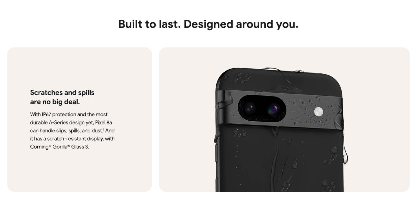 Google Pixel 8a 5G 128GB (Obsidian) | C Spire Wireless