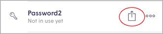 Use the Share icon if desired.