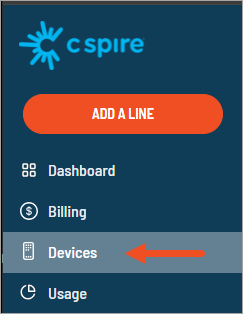 Select Devices from the side navigation.