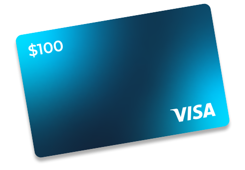 $100 dollar Visa gift card