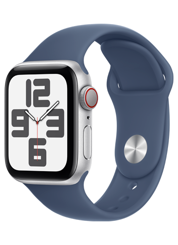 Watch SE (2023) 44mm Midnight Aluminum Case with Midnight Sport