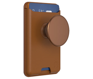 PopSockets - SoftGoods MagSafe PopWallet Plus (Cognac)