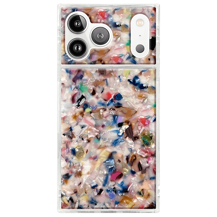 Flaunt Square MagSafe Case for iPhone 17 Pro Max (Rainbow Confetti) | C Spire Wireless Flaunt Square MagSafe Case for iPhone 17 Pro Max (Rainbow Confetti) | C Spire Wireless