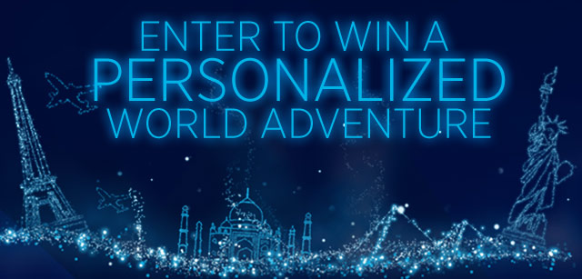 Enter to win a Personalized World Adventure