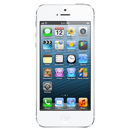 iPhone 5 16GB (White and Silver) (Refurbished) 0