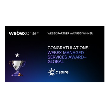 The Webex Managed Services Award - Global 2023