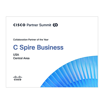 Cisco Partner Summit 2025 Collaboration Partner of the Year award
