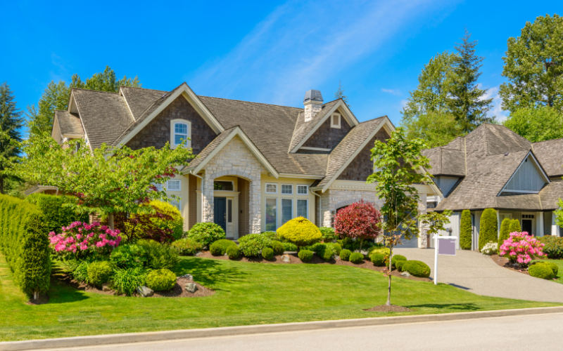 house in neighborhood
